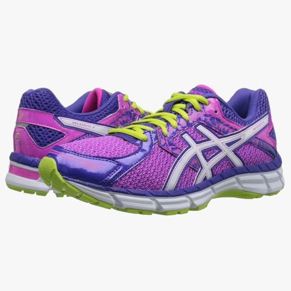 Asics Women's Gel-excite 3 Running Shoe White/Scuba Blue/Acai size 6.5 women’s - Picture 1 of 12